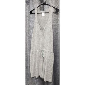 Serra Gray Jumper Draw String Women's Size XL W/Pockets SOFT‎